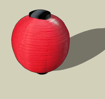 中国传统灯笼SU模型下载_sketchup草图大师SKP模型