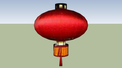 传统彩灯笼SU模型下载_sketchup草图大师SKP模型