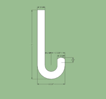 叉车钩的规格设计SU模型下载_sketchup草图大师SKP模型