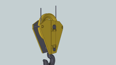 起重机吊钩SU模型下载_sketchup草图大师SKP模型