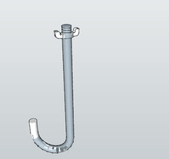 工业金属吊钩SU模型下载_sketchup草图大师SKP模型