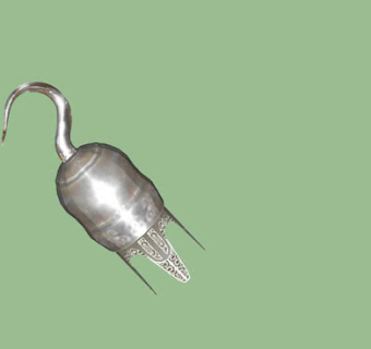 古艺金属挂钩物件SU模型下载_sketchup草图大师SKP模型