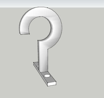 钉孔挂钩SU模型下载_sketchup草图大师SKP模型