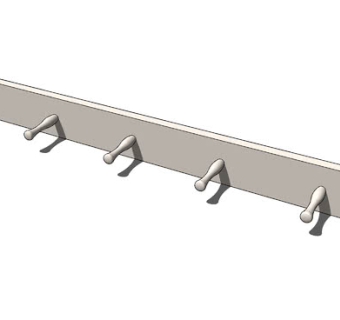 外套挂钩SU模型下载_sketchup草图大师SKP模型