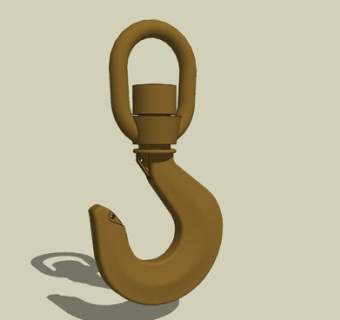 金属钩SU模型下载_sketchup草图大师SKP模型