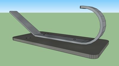 金属墙钩SU模型下载_sketchup草图大师SKP模型