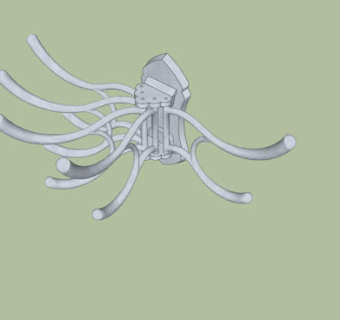 欧式壁挂钩SU模型下载_sketchup草图大师SKP模型