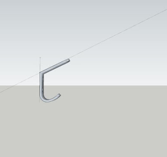 金属衣帽钩SU模型下载_sketchup草图大师SKP模型