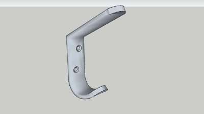 简单的衣帽钩SU模型下载_sketchup草图大师SKP模型