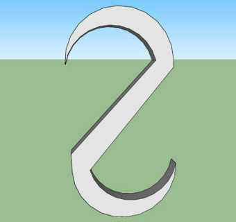 S型挂肉钩SU模型下载_sketchup草图大师SKP模型