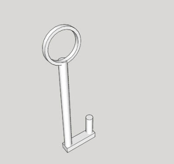 挂钩五金件SU模型下载_sketchup草图大师SKP模型