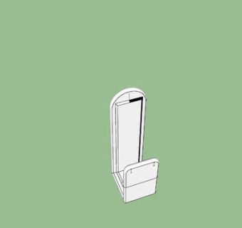 卧室单衣钩SU模型下载_sketchup草图大师SKP模型