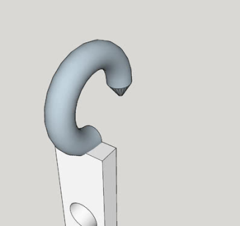 简易挂钩SU模型下载_sketchup草图大师SKP模型