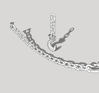 链钩和链接SU模型下载_sketchup草图大师SKP模型