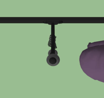 衣帽钩上的鸭舌帽和领带SU模型下载_sketchup草图大师SKP模型