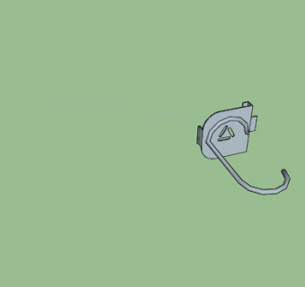 J型金挂钩SU模型下载_sketchup草图大师SKP模型