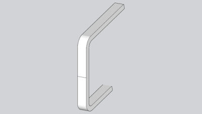 简约壁钩SU模型下载_sketchup草图大师SKP模型