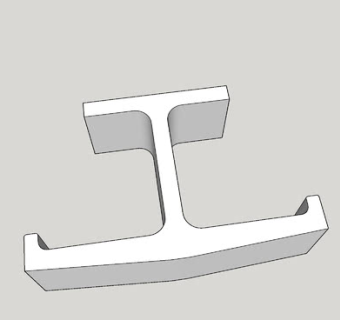 工字型耳机挂钩SU模型下载_sketchup草图大师SKP模型