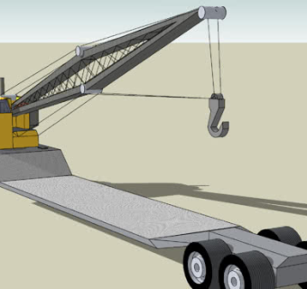 拖车吊钩SU模型下载_sketchup草图大师SKP模型