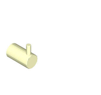 不锈钢浴室挂钩SU模型下载_sketchup草图大师SKP模型