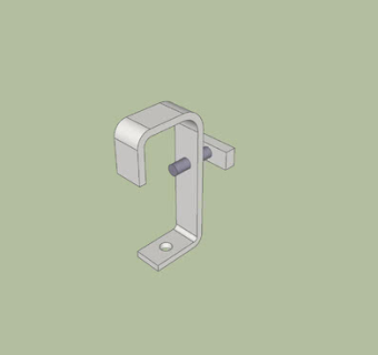 金属钩夹SU模型下载_sketchup草图大师SKP模型
