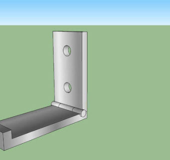 金属挂钩SU模型下载_sketchup草图大师SKP模型
