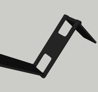 金属黑色挂钩SU模型下载_sketchup草图大师SKP模型