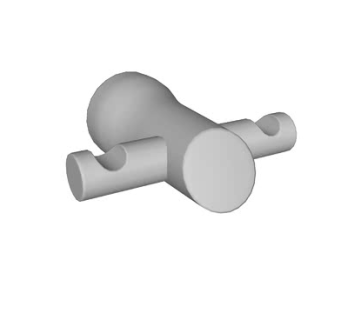 浴室双钩挂钩SU模型下载_sketchup草图大师SKP模型