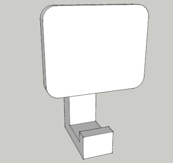 门后挂钩单钩SU模型下载_sketchup草图大师SKP模型