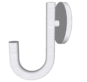 J型衣钩SU模型下载_sketchup草图大师SKP模型