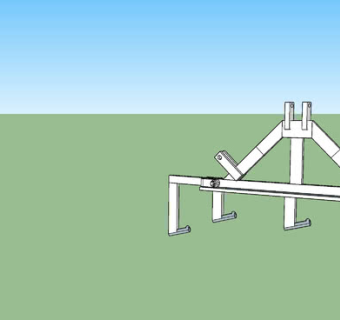 挂钩器支架SU模型下载_sketchup草图大师SKP模型
