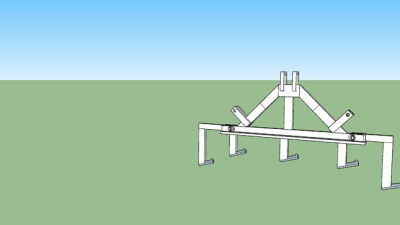 挂钩器支架SU模型下载_sketchup草图大师SKP模型