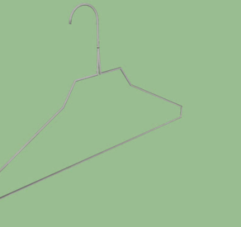 金属晾衣架SU模型下载_sketchup草图大师SKP模型