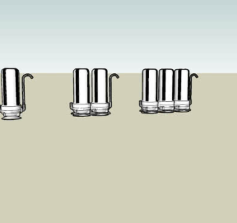 自来水滤水器SU模型下载_sketchup草图大师SKP模型