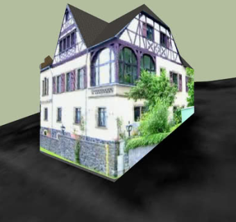 3D欧式别墅SU模型下载_sketchup草图大师SKP模型