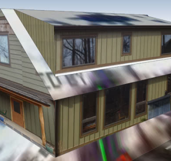 欧式小屋春季住宅SU模型下载_sketchup草图大师SKP模型