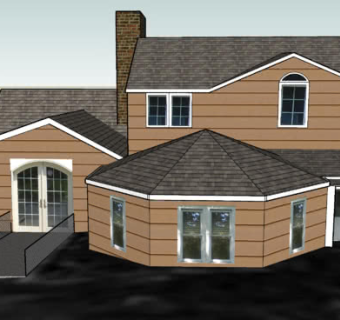 美式乡村房屋SU模型下载_sketchup草图大师SKP模型