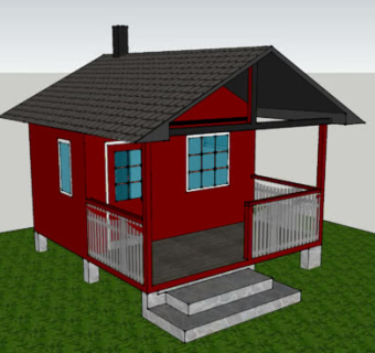 小型桑拿房SU模型下载_sketchup草图大师SKP模型