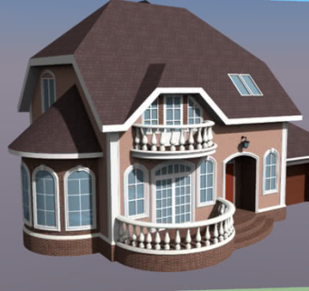 现代欧式平房车库SU模型下载_sketchup草图大师SKP模型