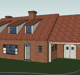 欧洲乡间住宅SU模型下载_sketchup草图大师SKP模型