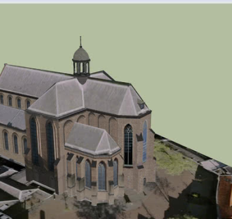 欧式古典古堡别墅SU模型下载_sketchup草图大师SKP模型