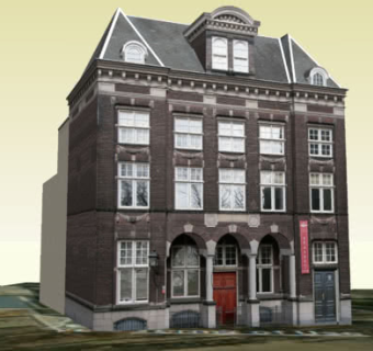 欧式并联平房SU模型下载_sketchup草图大师SKP模型