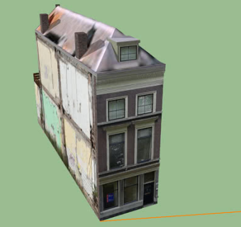 乌得勒支独栋平房SU模型下载_sketchup草图大师SKP模型