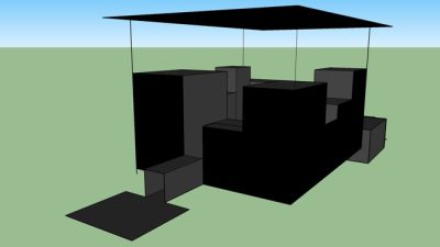 迷宫走道SU模型下载_sketchup草图大师SKP模型