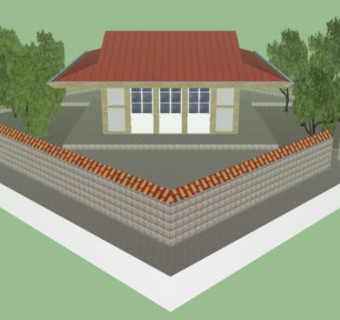 日式民用住宅SU模型下载_sketchup草图大师SKP模型