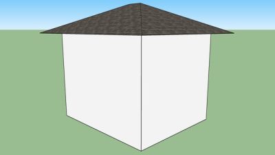 日式小住宅SU模型下载_sketchup草图大师SKP模型