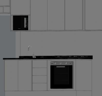 复古老式橱柜SU模型下载_sketchup草图大师SKP模型