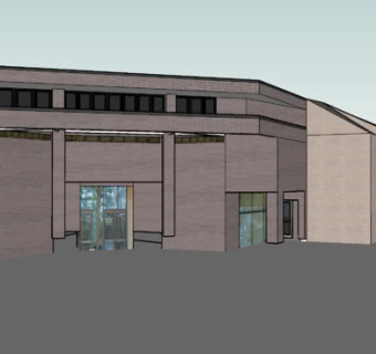 大学教学楼建筑SU模型下载_sketchup草图大师SKP模型