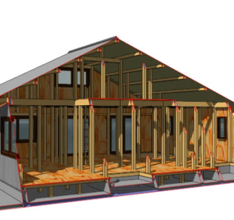 现代日式风格木屋SU模型下载_sketchup草图大师SKP模型