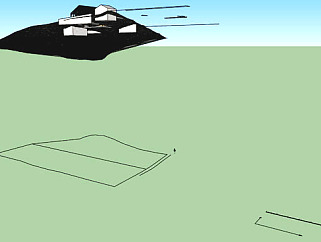 木框架房屋与三维关节SU模型下载_sketchup草图大师SKP模型